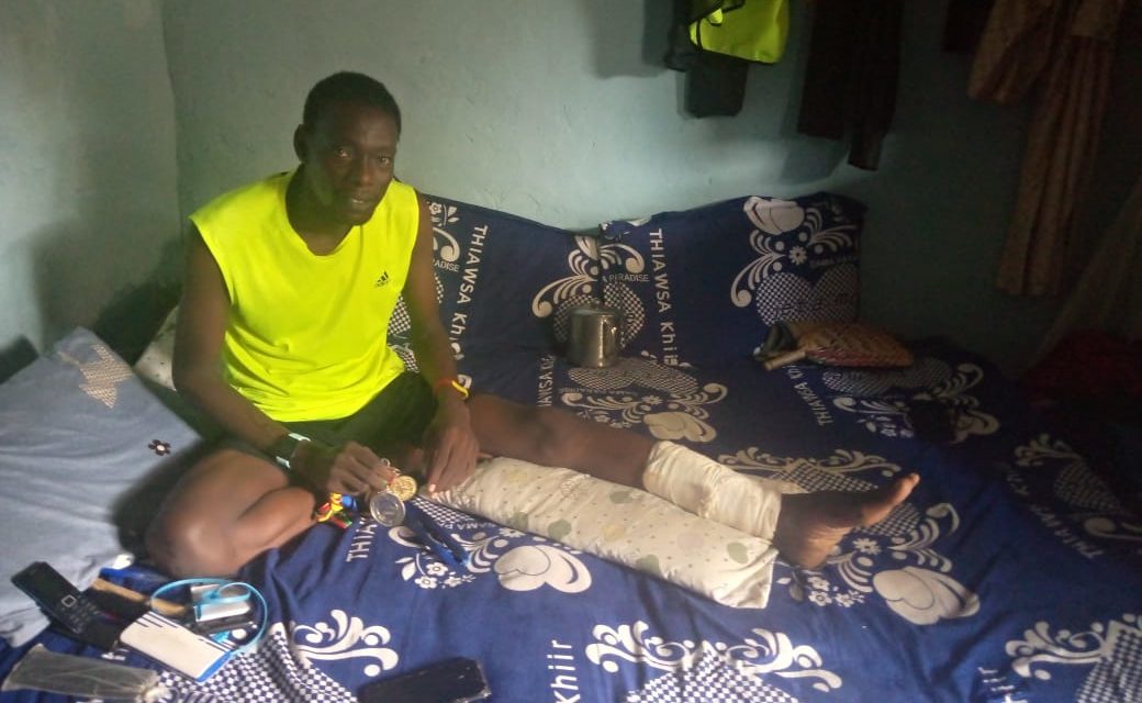 Athlétisme : Depuis son lit de malade, l’athlète Abdoulaye Robinho appelle à la bonne volonté !