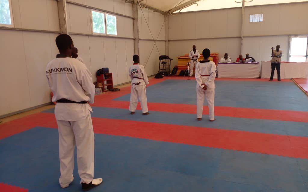 Les ligues de Taekwondo du Tchad en passage de grade