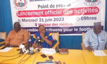 Sport : l’association des anciens footballeurs du Tchad a organisé ce jour 21 juin 2023 à la maison des médias un point de presse relatif au lancement de ses activités au titre de l’année 2022 – 2023.