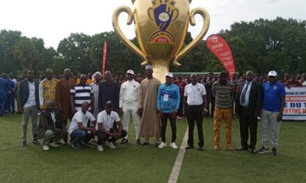 Le Secrétaire Général du Ministère de la Jeunesse et des Sports a lancé officiellement ce 30 Juin 2023 à Moundou la Coupe du Tchad phase Zonale.