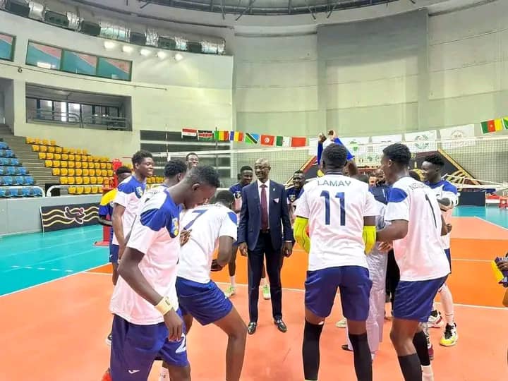 Volley-ball : Depuis Le Caire, Idriss Dokony Adiker dédie  la qualification du Tchad pour les quarts de finale au peuple tchadien