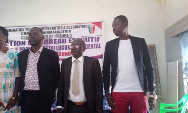 Moundou: Djasrabe Nguebel Gilles nouveau président de la Ligue Provinciale de Football du Logone Occidental.