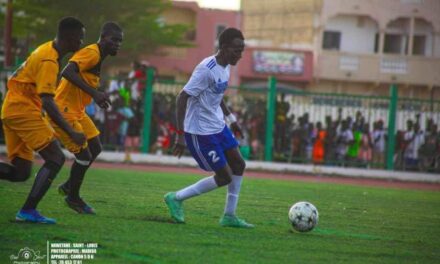 Football: Abdelmouti Amine Oumar jeune tchadien qui évolue en première division  au club Linguère au Sénégal
