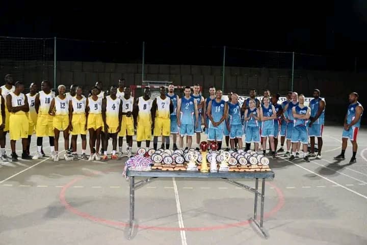 Basketball : Rencontre amicale de basket entre équipes mixtes française et tchadienne à N’Djamena