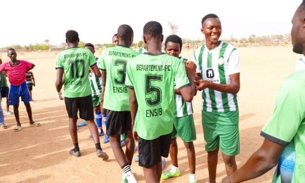 FOOTBALL : TOURNOI INTER FILIÈRE ÉCOLE NORMALE SUPÉRIEURE DE BONGOR : PHYSIQUE CHIMIE VS HISTOIRE GÉO