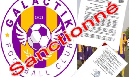 Football / D2 : Galactik FC sanctionné pour 5 mois !