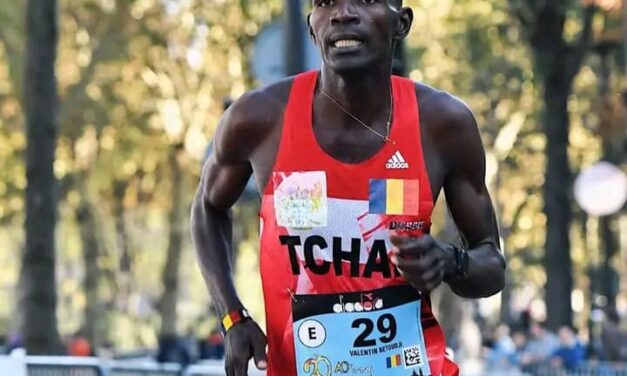 Athlétisme : Tchadien Valentin Betoudji aux cheveux du Marathon des Jeux Olympiques à Paris 2024.