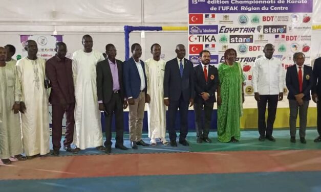 Sport : cérémonie d&rsquo;ouveture du championnat de zone 4  15 ème édition de l&rsquo;union des fédérations Africaines de karaté des région du centre (UFAk) .