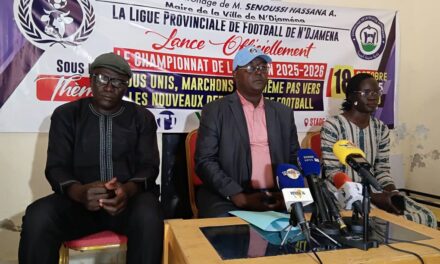 Football : le président de la ligue provinciale de Ndjamena Mahamat Abdoulaye ADECH a fait un point de presse ce vendredi 17 octobre annonçant la saison sportive 2025-2026.