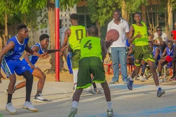 Basketball championnat de Ndjamena : les joueurs de Harlem city ont répondu positivement au premier match.