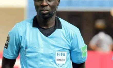 Football: CAN 2025, en attendant l&rsquo;Equipe Nationale, l&rsquo;arbitre international tchadien Al hadji Allaou  sera présent.