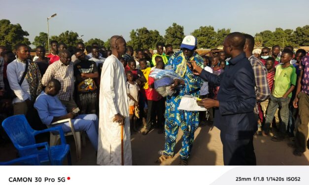 Sport Koumra : cérémonie de remise des lots  de kits sportif aux différentes disciplines  sportives dans le Mandoul.